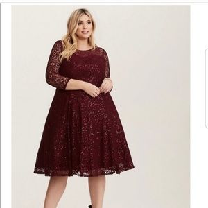 TORRID Lace Skater Dress - Special Occasion